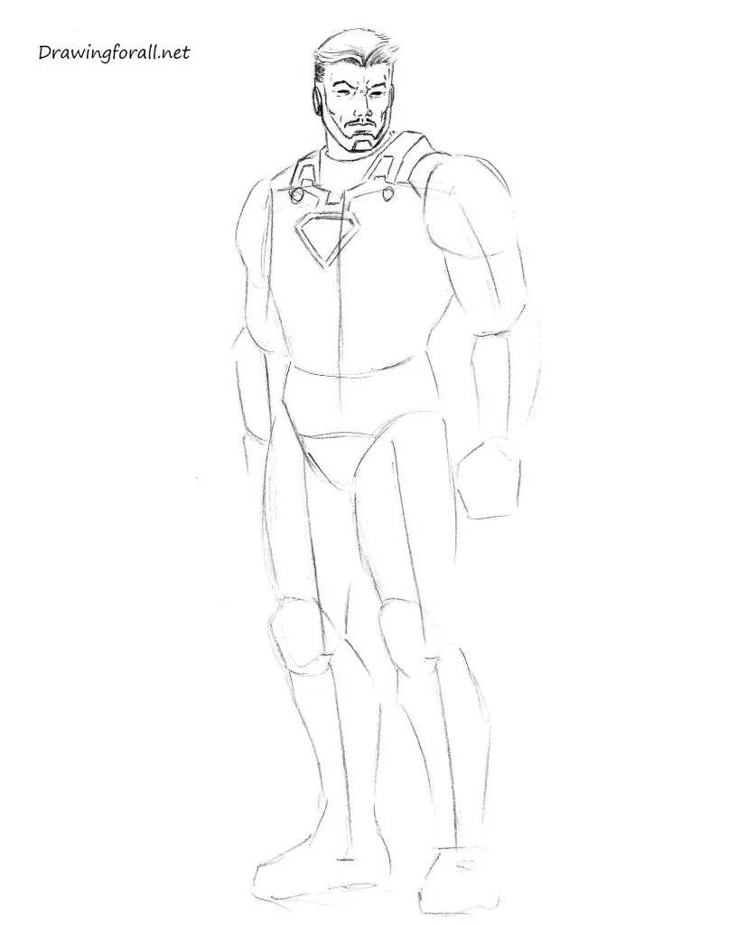 How to Draw Iron Man in a Few Easy Steps  Easy Drawing Guides  Iron man  drawing Iron man drawing easy Iron man tattoo