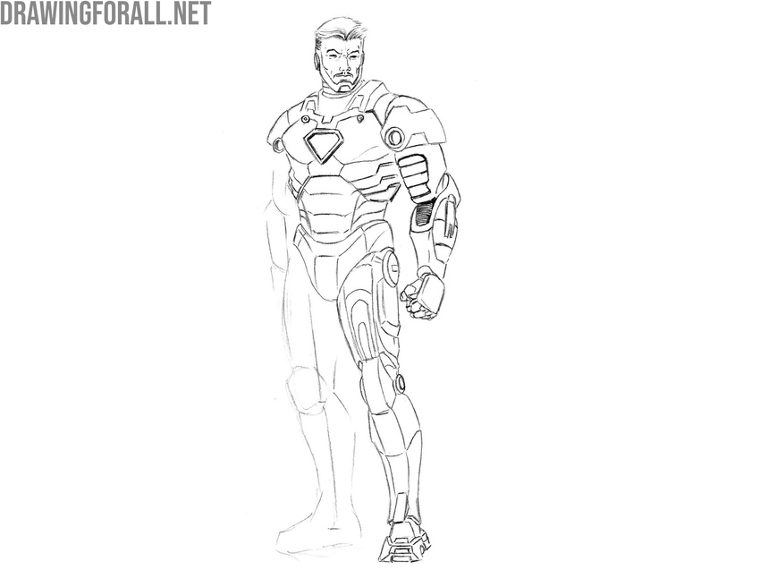 Detail the leg of the character