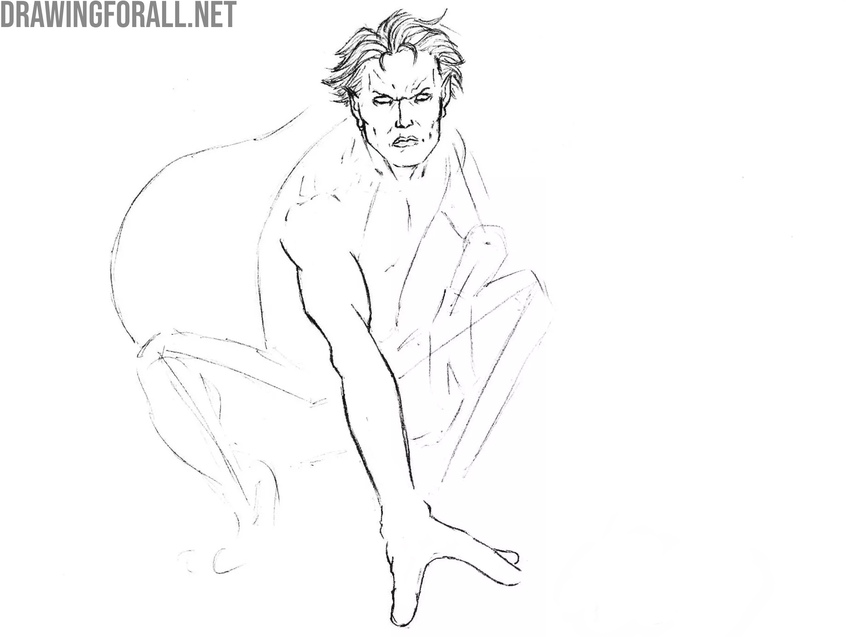 Refine the near arm of Nightcrawler