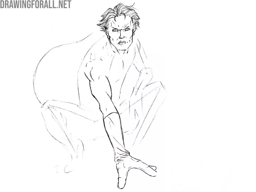 Add details to the arm and hand