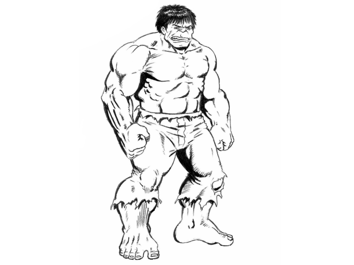 how to draw the hulk featured image