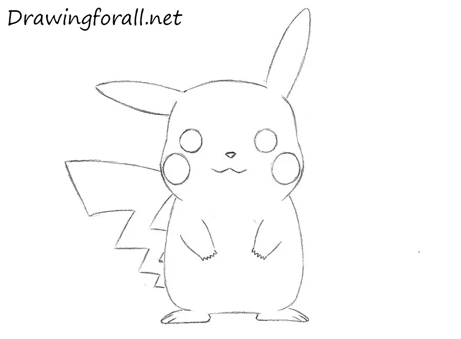 How to Draw Pikachu - Really Easy Drawing Tutorial