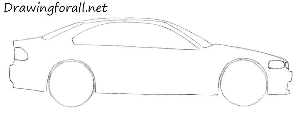 How To Draw An Easy Car, Step by Step, Drawing Guide, by Dawn - DragoArt