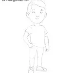 How to Draw a Man for Kids