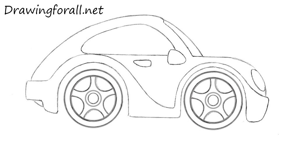 how to draw a car for kids