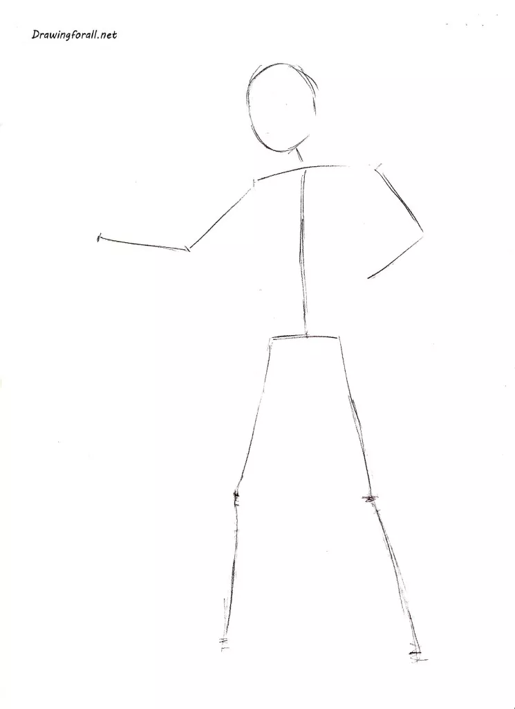 How to draw Liu Kang
