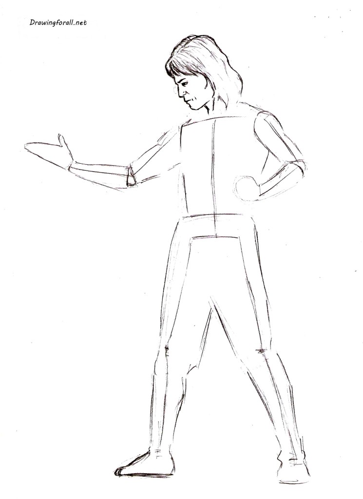 How To Draw Mortal Kombat Liu Kang