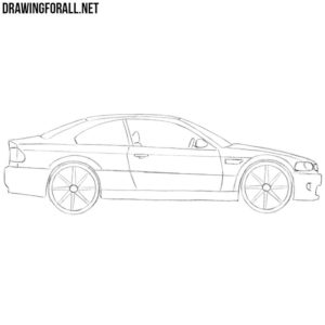 How to draw a car for beginners