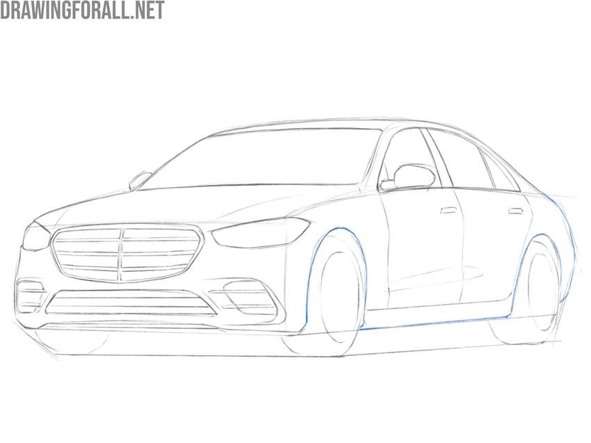 Refine the lower body contour