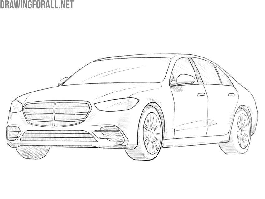 Review and complete the car drawing