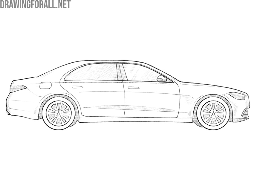 Finalize the car side profile 