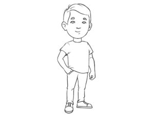 how to draw a cartoon man featured image