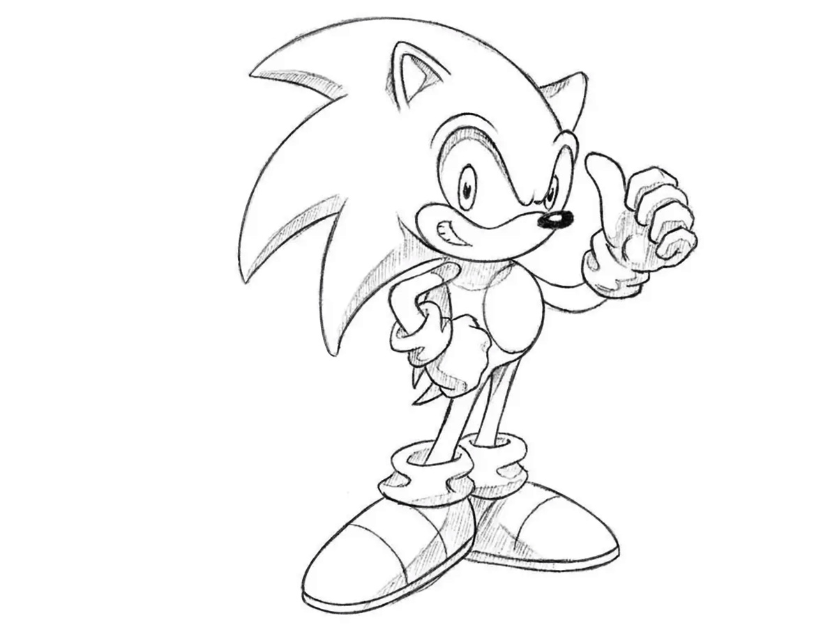 how to draw sonic featured image