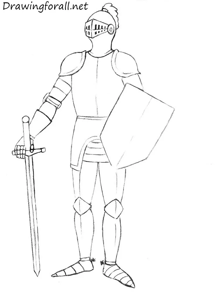 knight drawing