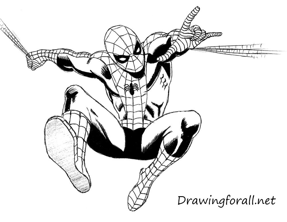 how to draw the amazing spider-man