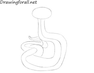 how to draw a cartoon snake step by step | Drawingforall.net
