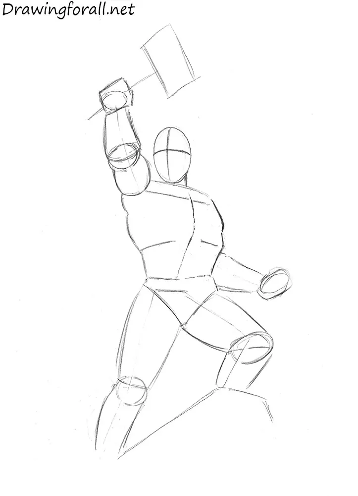 How To Draw Thor, Step By Step
