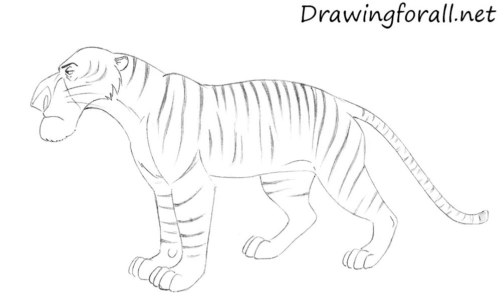 How to Draw Shere Khan