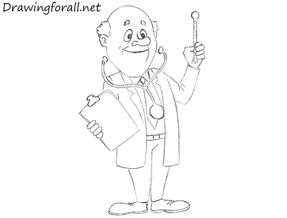 How to Draw a Cartoon Doctor How to Draw a Cartoon Doctor