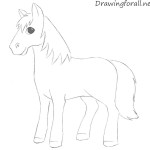 How to Draw a Cartoon Horse