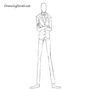 How to Draw Slenderman