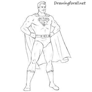 How to Draw Classic Superman
