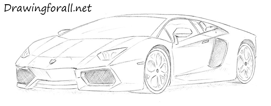 How to Draw a Lamborghini | Drawingforall.net