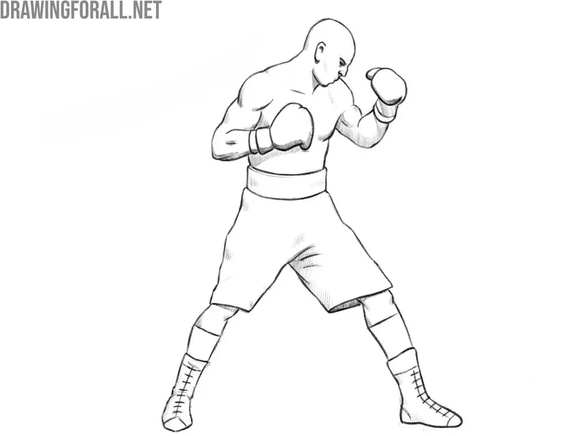 Draw shadows on the boxer