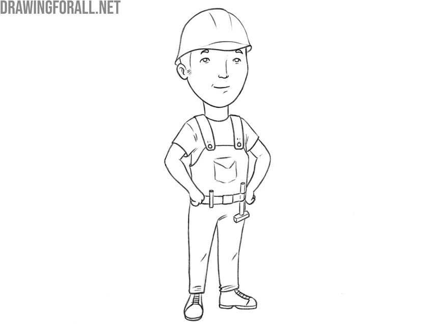 Reinforce the outlines for cartoon effect