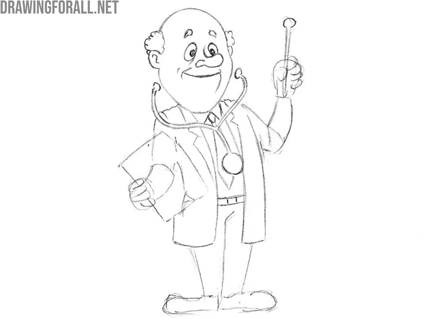 Refine the torso and doctor coat