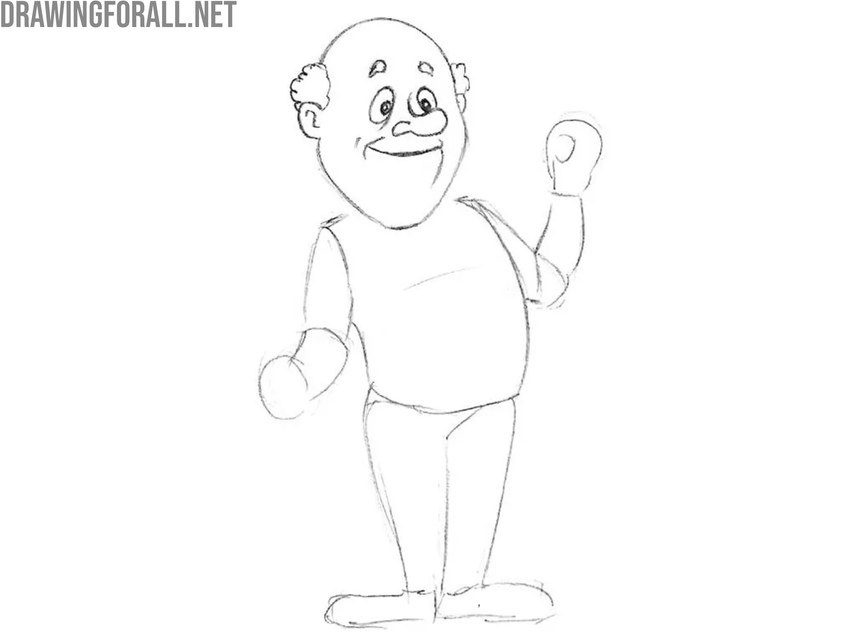 Refine the head and remove guidelines