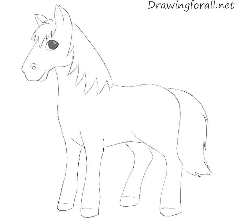 Refine the animal’s body and legs