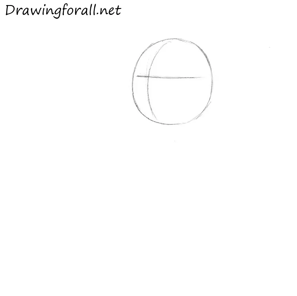 Sketch the cartoon king head sphere
