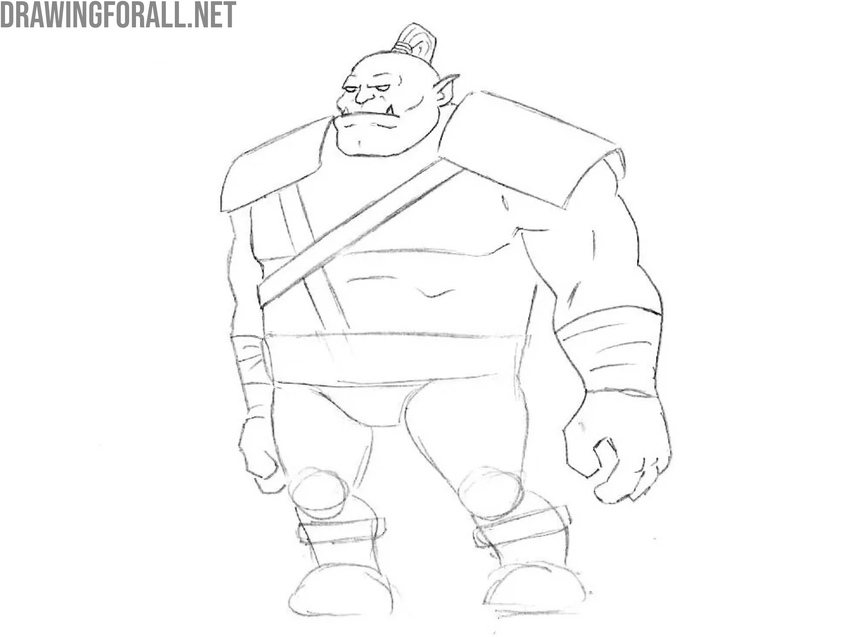 Refine the torso and arms