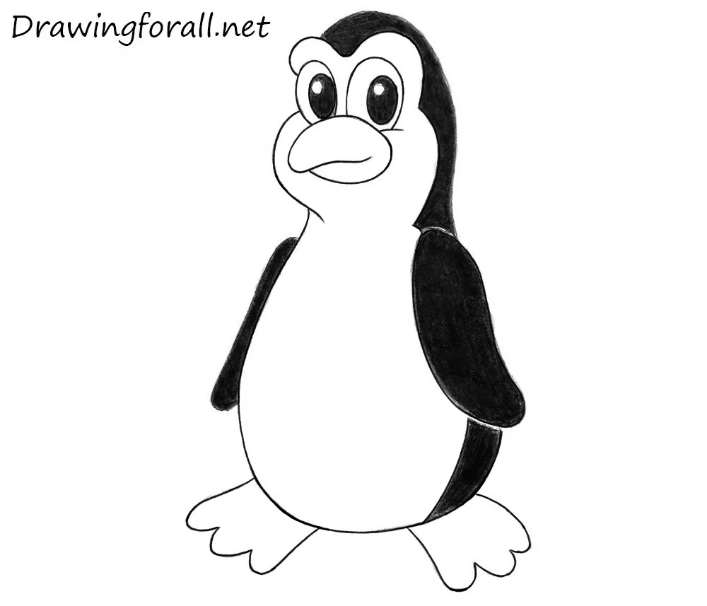 Outline the drawing and fill the black areas