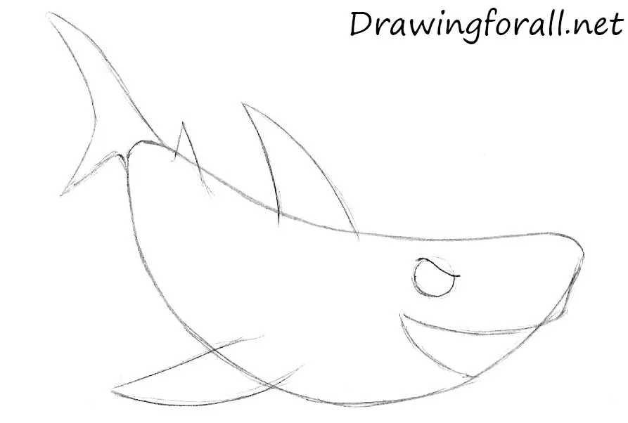 Add the cartoon animal eye and mouth