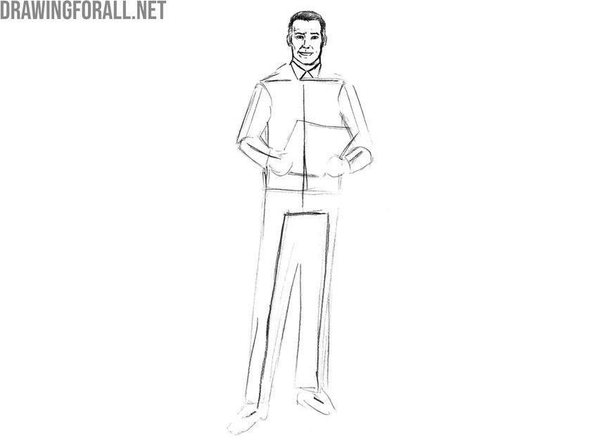 Add the hair and ears