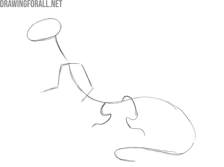 Mark the dragon’s skeletal structure
