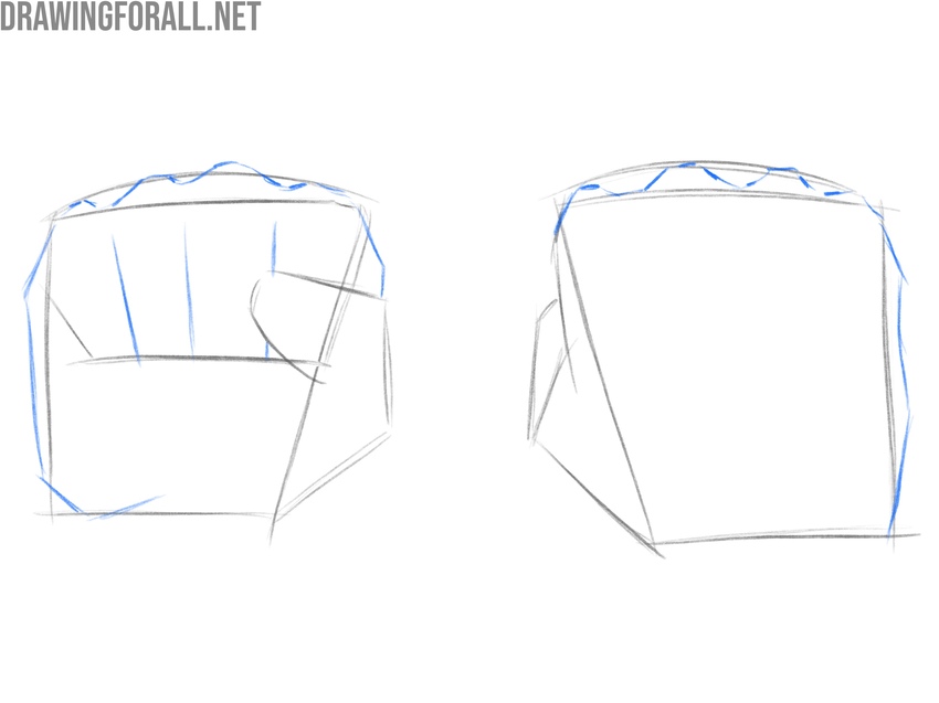 Divide the fingers and knuckles