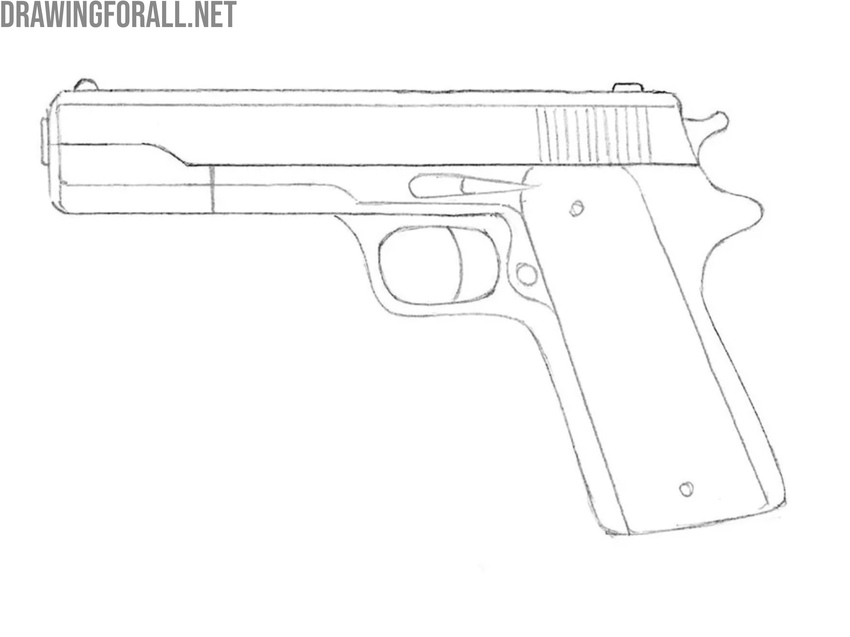Draw details on the gun