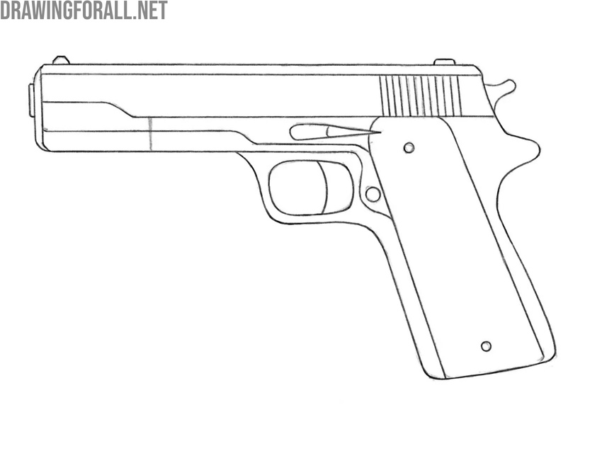 Outline and complete the pistol