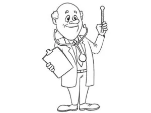 how to draw a cartoon doctor featured image
