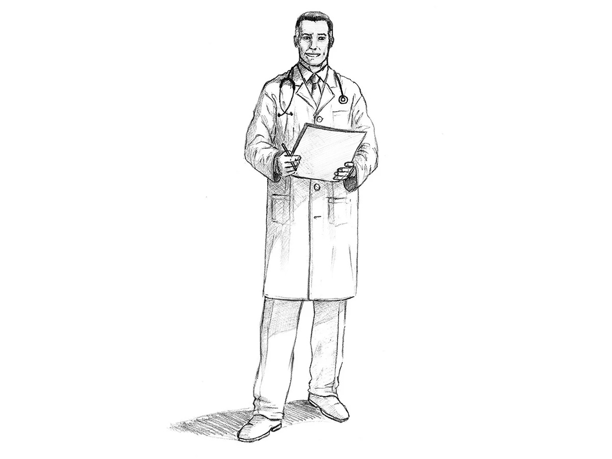 how to draw a doctor featured image