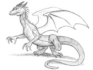 how to draw a dragon featured image