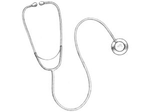 how to draw a stethoscope featured image