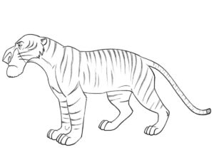 how to draw shere khan featured image