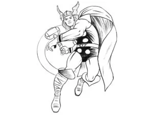 how to draw thor featured image