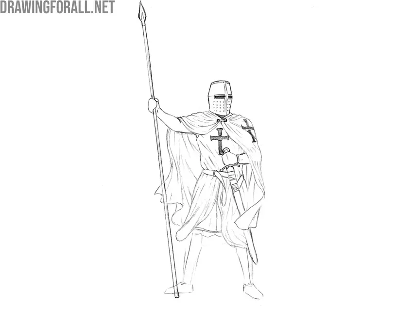 Refine the lower clothing and cape