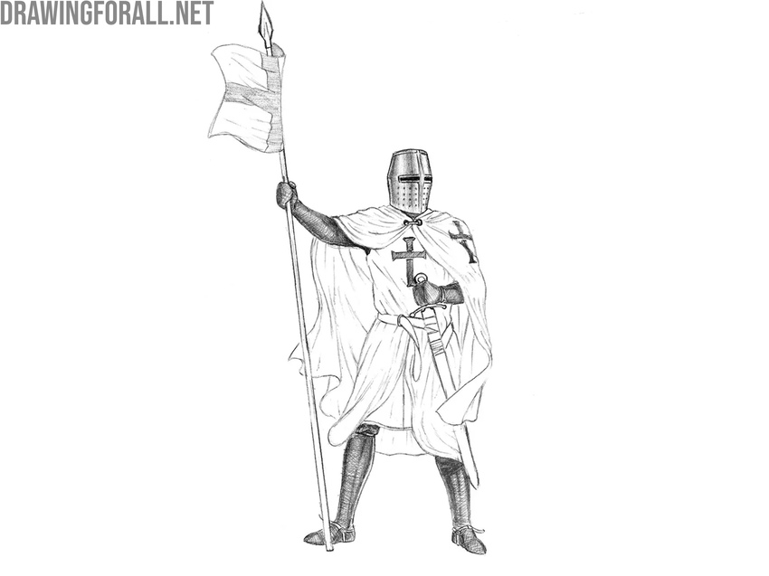 Complete the legs of the warrior
