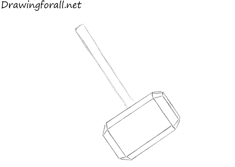 Trace the head of Thor’s hammer